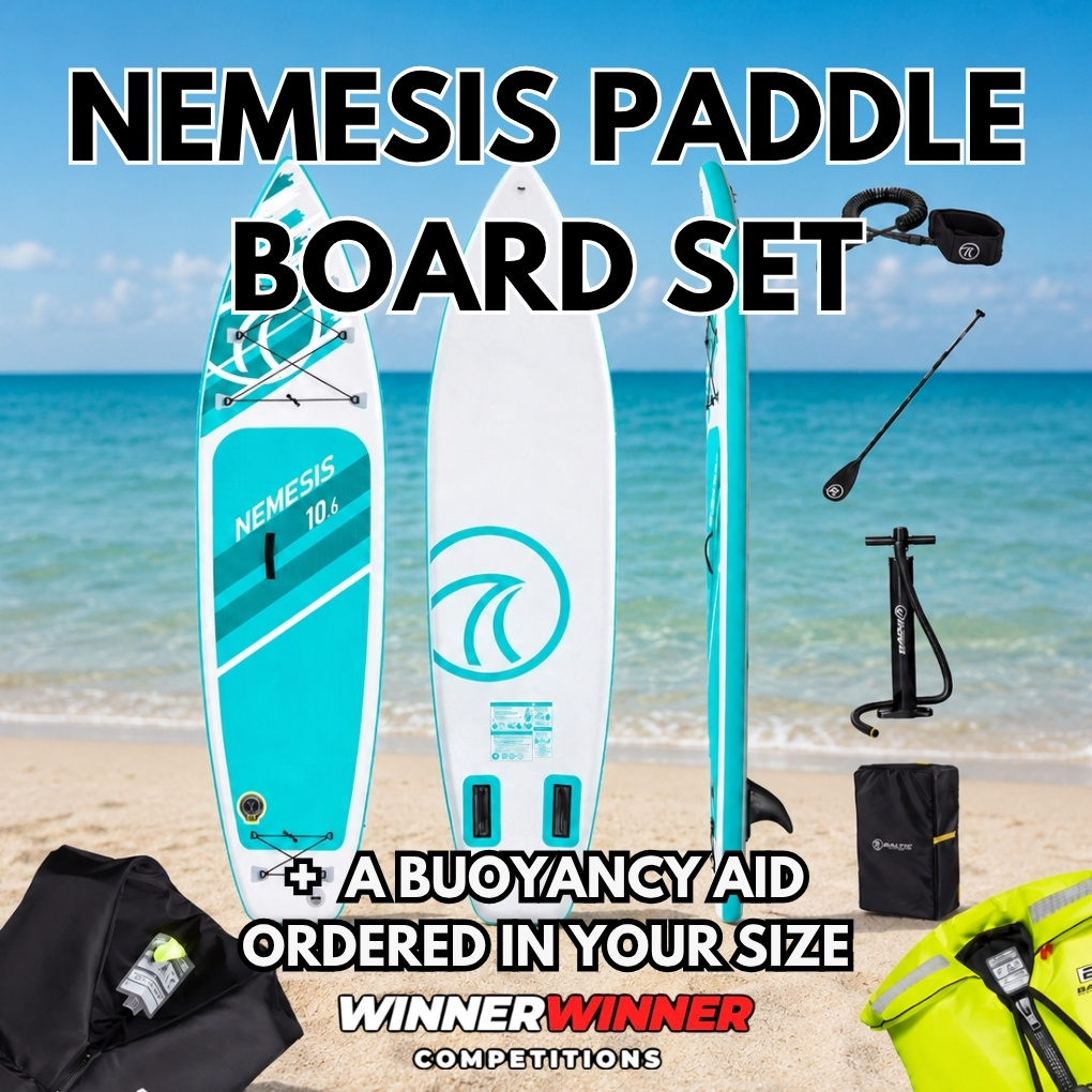 Nemesis 10.6ft Paddle Board Set Worth £300+
